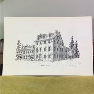 Vintage Gadsby’s Tavern by Carol R McChesney print
